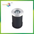 Edelstahl 1W Mini Runde LED Unterirdisches Licht, Deck Licht